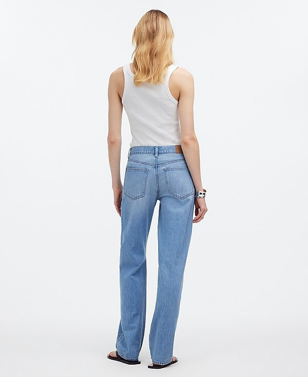 Low-Slung Straight Jeans | Madewell