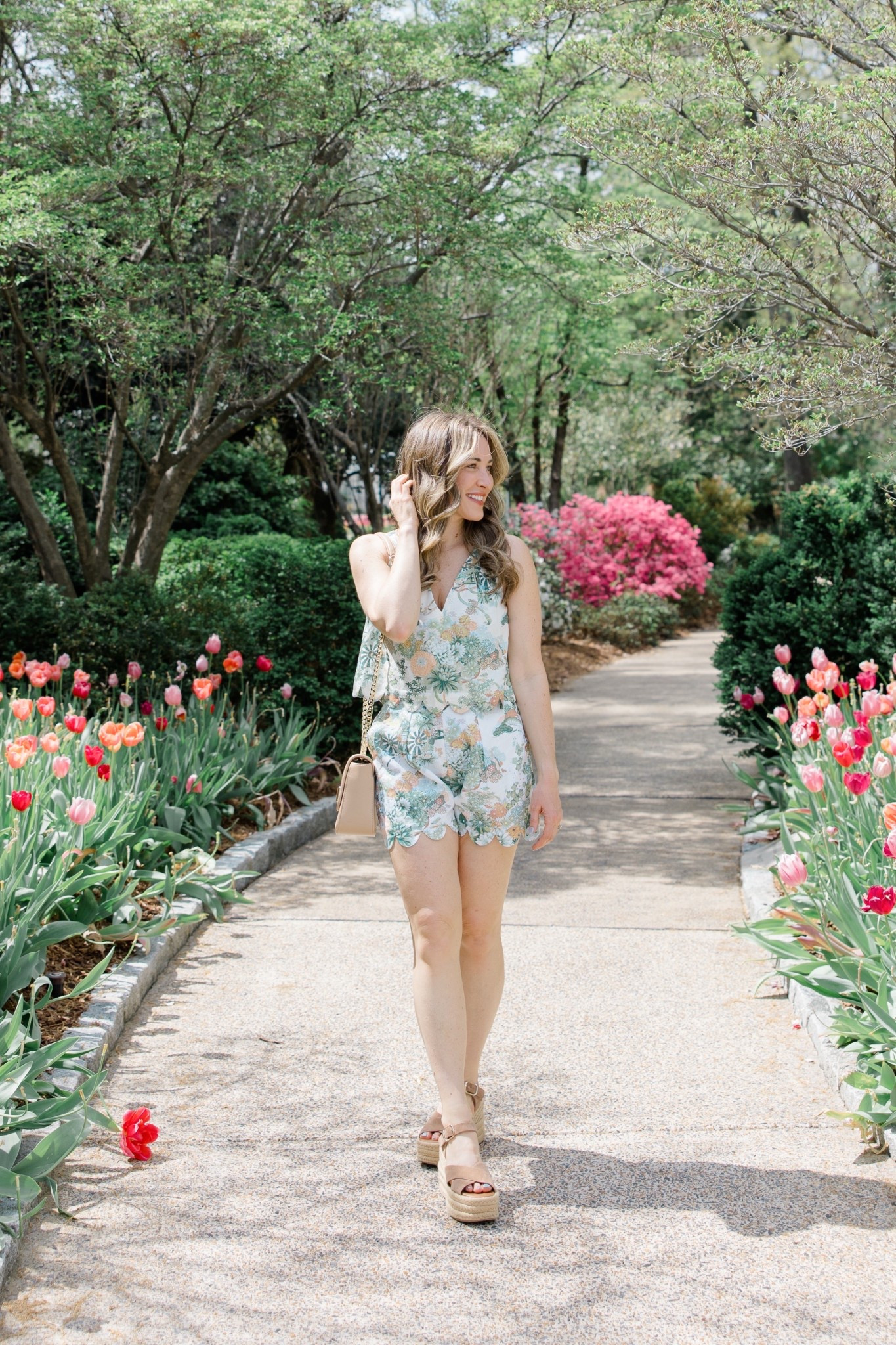 The classiest little set. Cute print, pastels and scallops. Size small in both. @dillards 

#LTKOver40 #LTKPetite #LTKSeasonal