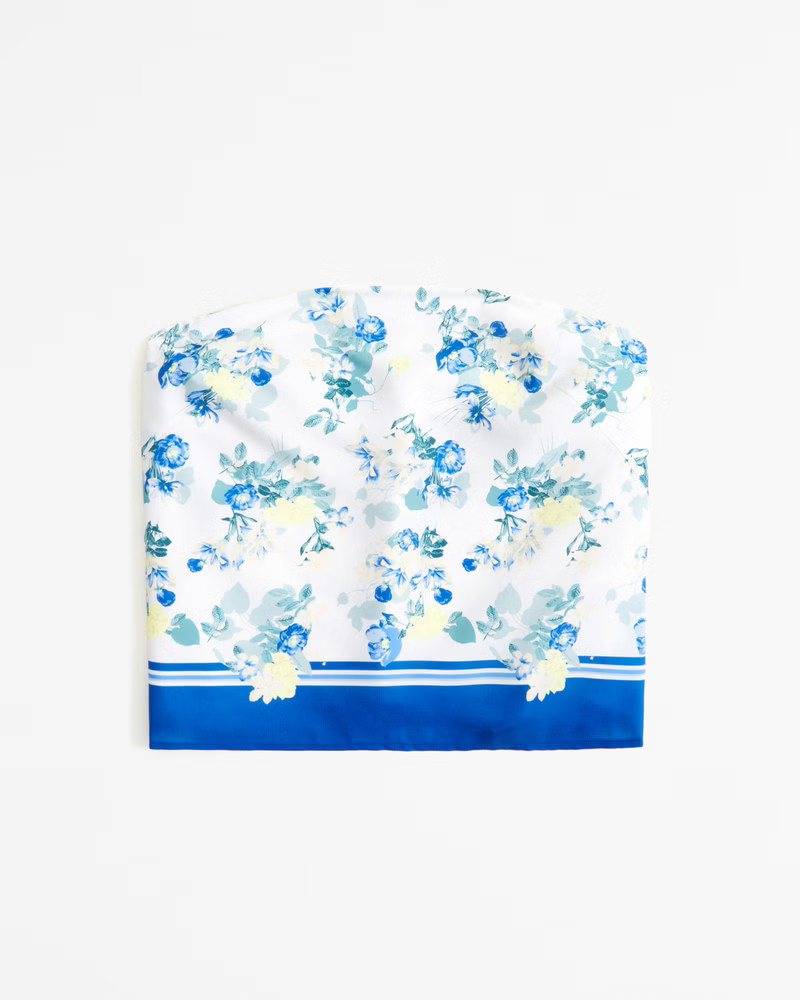 Faux Silk Tube Top | Abercrombie & Fitch (US)