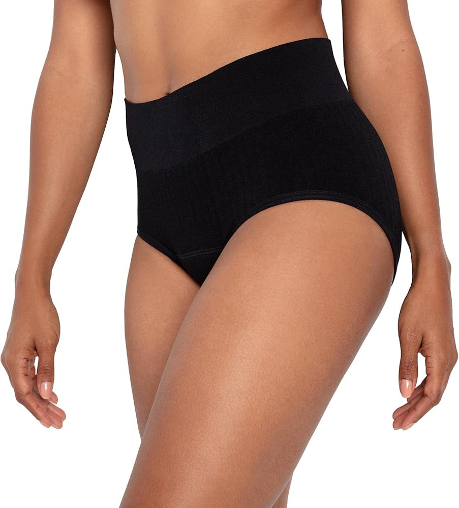 The Period Company Women Regular Flow Stretch High Waisted Period Underwear for Women Heavy Flow | Amazon (US)