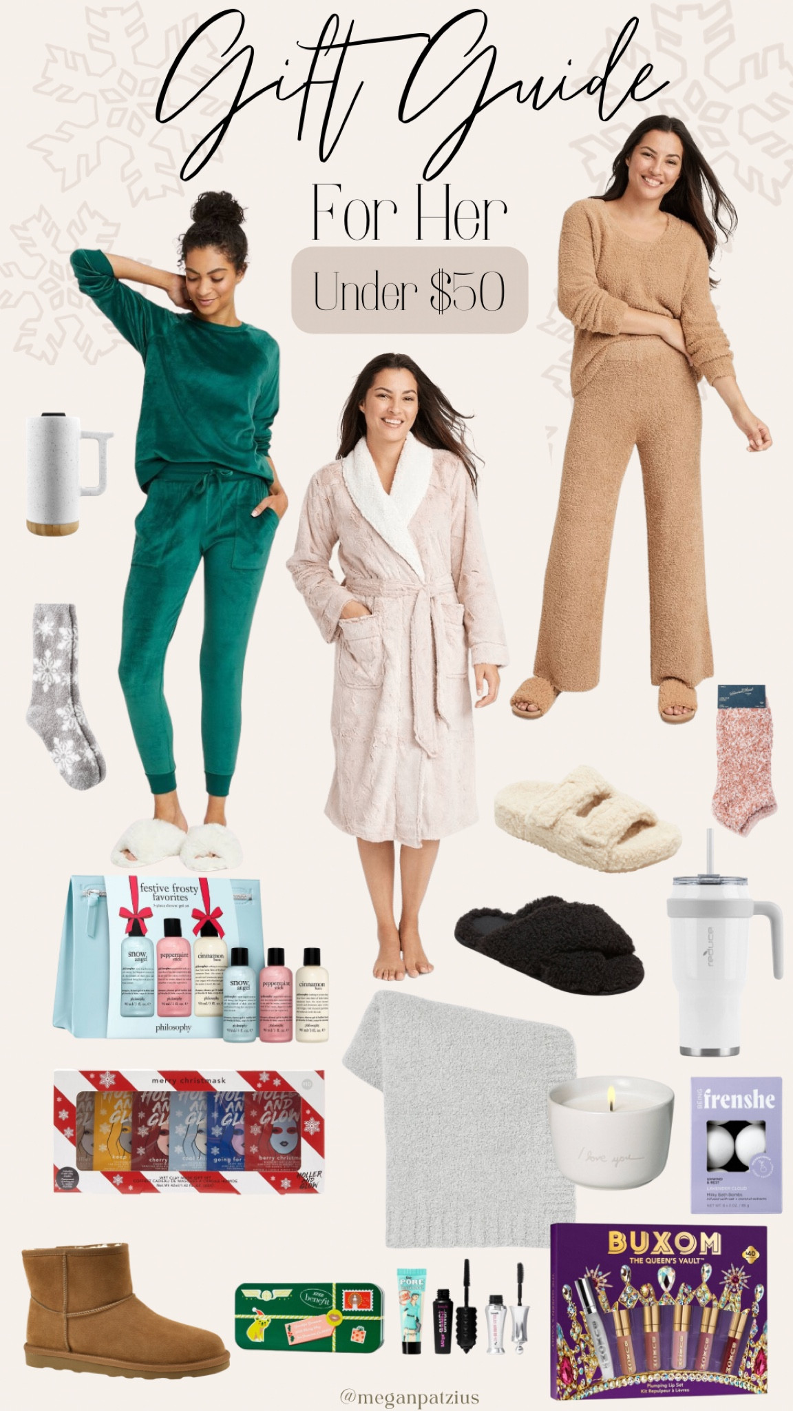 Affordable Gifts | for her 2022 ✨ The ultimate gift guide under $50! Top selling gifts from Target,  Walmart and more. Cozy loungewear, pajamas, slippers and socks. Stainless steel tumblers and coffee cups. Beauty gifts under $25 🎁 Perfect presents for any woman in your life. Mom, wife, friend, sister, and mother in law. 

#LTKunder50 #LTKHoliday #LTKSeasonal