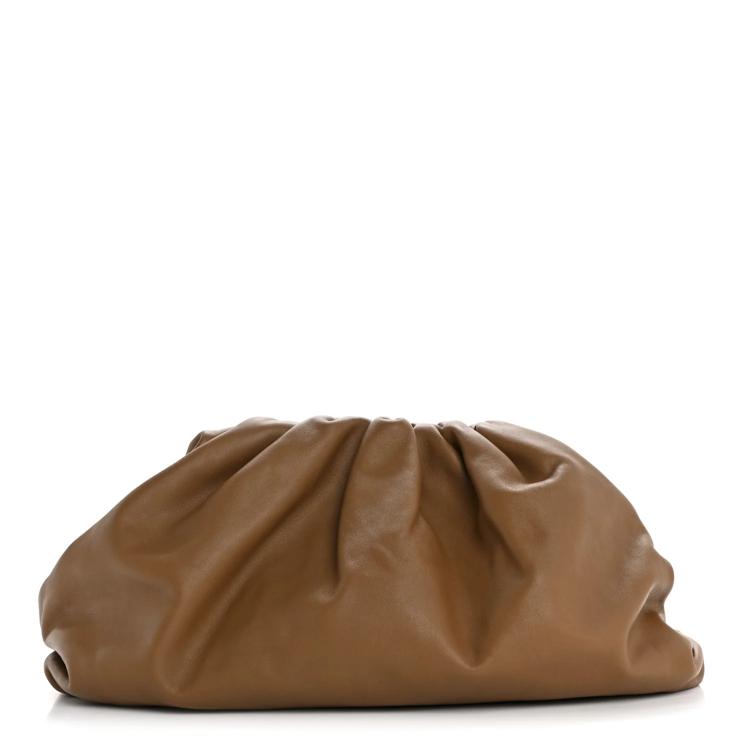 Smooth Butter Calf The Pouch Oversized Clutch Cammello | FASHIONPHILE (US)