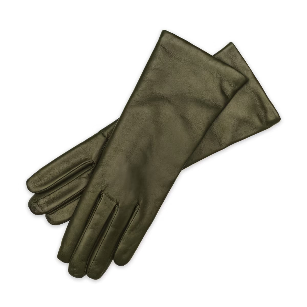 Marsala - Women's Minimalist Leather Gloves In Verde | Wolf & Badger