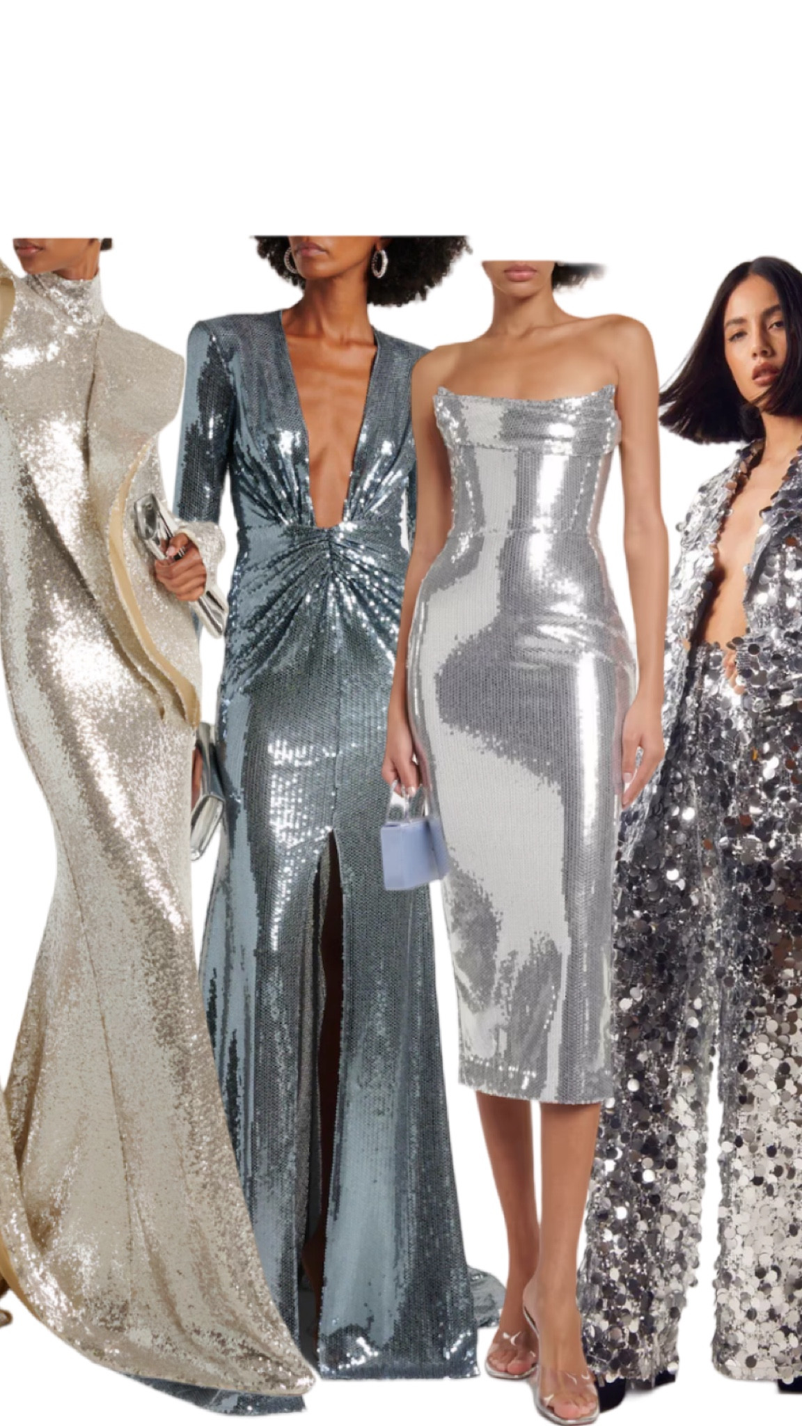 Sequin fashion is a perennial favorite, making a dazzling return each year as the ultimate symbol of the festive season. With their shimmering sparkle and ability to catch the light, sequins evoke an instant sense of celebration, glamour, and joy. Whether adorning elegant gowns or playful party outfits, their glimmer reflects the excitement of holiday gatherings and New Year’s festivities. As the days grow shorter and the celebrations brighter, sequins remind us that it’s time to embrace the magic of the season, making them a timeless staple in festive wardrobes. 

#FashionMonth