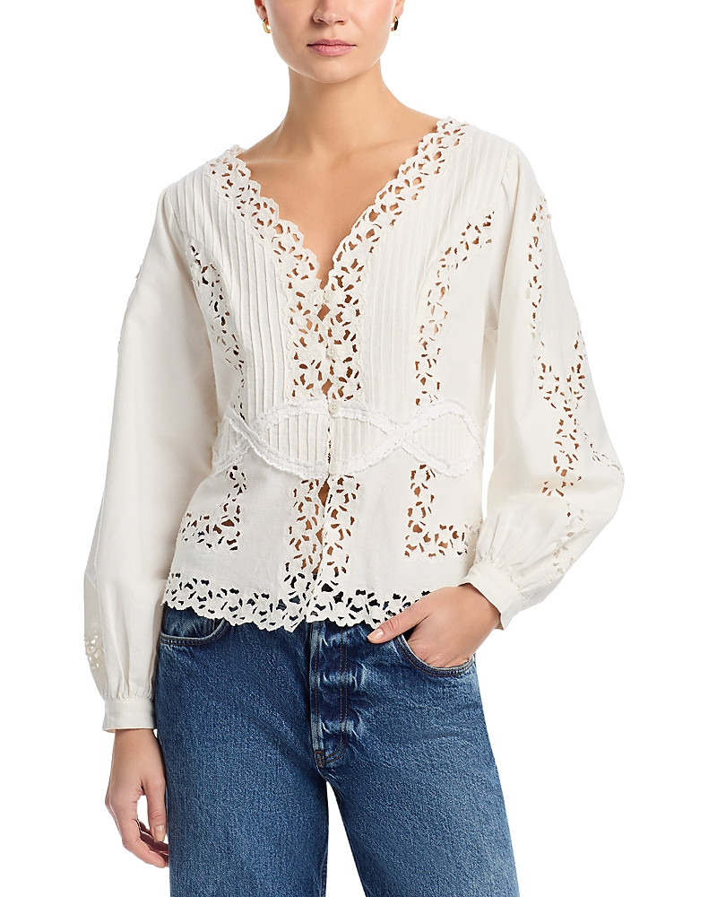 Sea Sofia Emb Long Sleeve Blouse | Bloomingdale's (US)