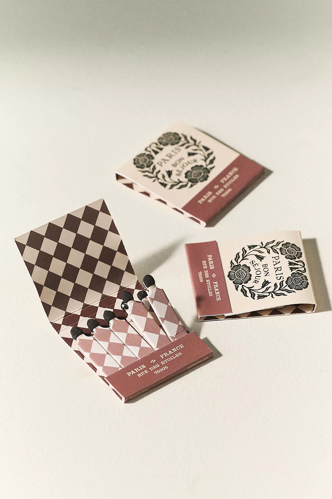 Hotel Bon Sejour Mini Matchbook, Set of 3 | Anthropologie (US)