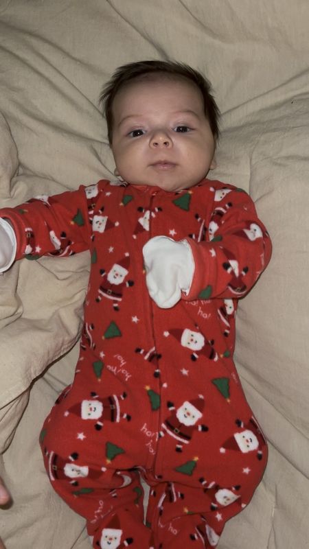 The perfect Christmas onesie for baby. 
So soft. Comes in different prints. 

Baby. Onesie. Zip up onesie. Sleep suite. Baby clothes. Christmas outfit. Holiday outfit. Newborn Christmas outfit. 

#LTKGiftGuide #LTKHoliday #LTKsalealert