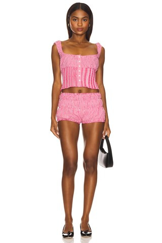MORE TO COME Giana Short Set in Pink from Revolve.com | Revolve Clothing (Global)