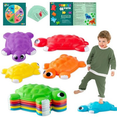 SYNCFUN 6 Pcs Stepping Stones for Kids, Turtle Balance Steppers, Toddler Non-Slip Balance Toys Encourage Toddler Balance & Motor Skills for Age 3+ | Target