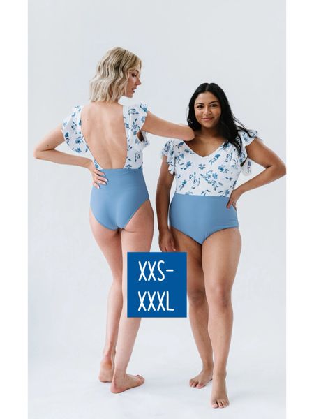 One piece swimsuit, blue & white swimsuit, mom swimsuits 

#LTKOver40 #LTKFindsUnder100 #LTKSwim