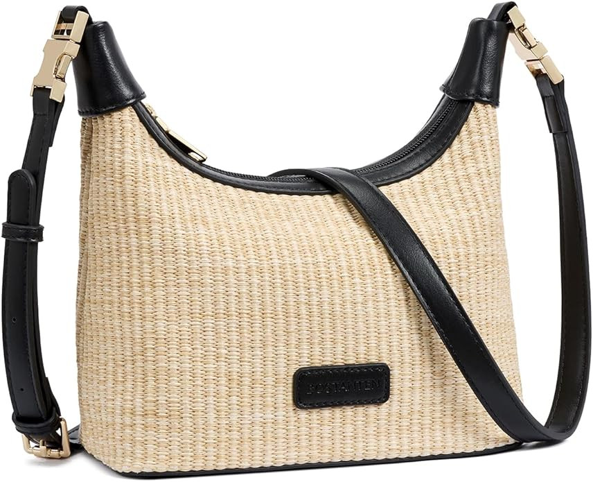 BOSTANTEN Straw Crossbody Bags for Women Raffia Clutch Shoulder Purse Handbags for Beach, Vacatio... | Amazon (US)