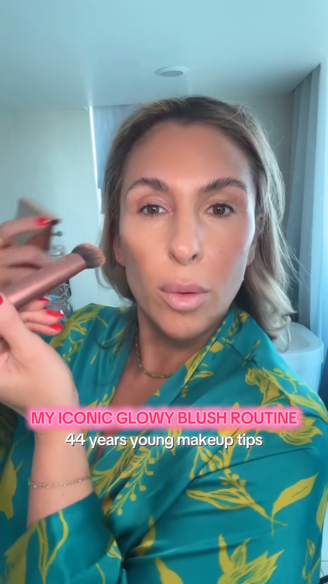 
Quick Makeup

My holy grail products :

SKIN PREP
Skin prep: Merit serum and moisturizer (was not shown in video) 

elf whoa glow sunscreen not shown in video

Foundation: 

Maybelline Skin Tint color 220

Mario Brush is incredible (one side is for foundation and the other is for contour and cheek)

CONCEALER
Kosas concealer 1.5 (I like it very bright).

if you have darkness under your eyes, you need to use a concealer corrector I linked a good one from Huda Beauty. 

CONTOUR/BRONZER/BLUSH
Cream Contour / Mario Skin enhancer in medium. 
Powder Bronzer: Fenty Bajan Girl

Cheek: Patrick Ta blush duo in "shes blushing" topped off with dior liquid highlight and Rare Beauty cheek topper in "Cheer” (shown in reel) also love color “Happy” 
Use the Mario brush to contour and real techniques brush to powder. 

powder:Kosas for under eye and charlotte tillbury

LIPS
Mac Stone Liner smudged out with NYX Soft matte in zurich or stockholm.
fav gloss Fenty SweetMouth gloss. 

charlotte tillbury setting spray 

#LTKFindsUnder50 #LTKSaleAlert #LTKBeauty

#LTKBeauty #LTKFindsUnder50


#LTKMothersDay #LTKOver40