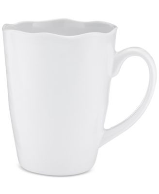 Q Squared Ruffle Melamine Mugs, Set of 4 | Macy's