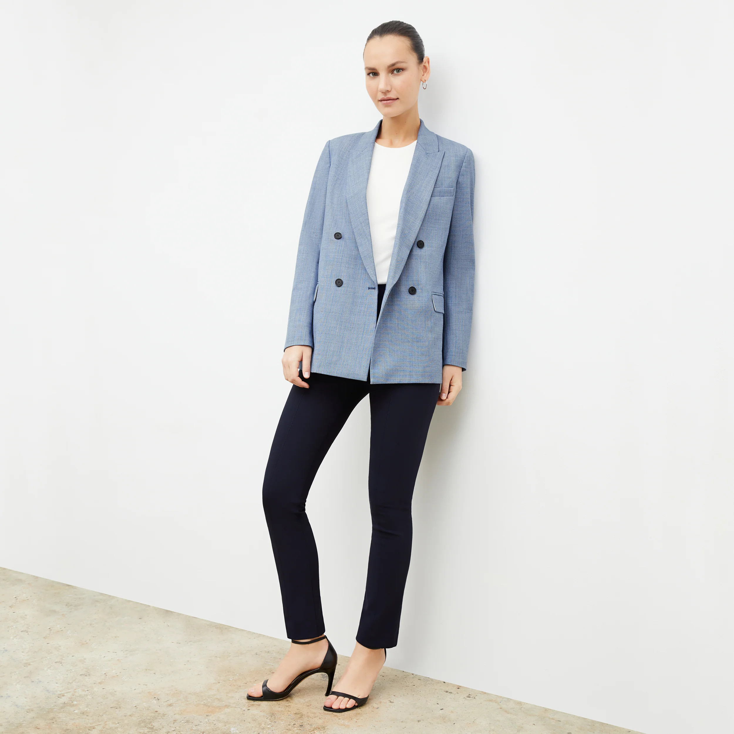 The O'Hara Blazer - Sharkskin | MM LaFleur