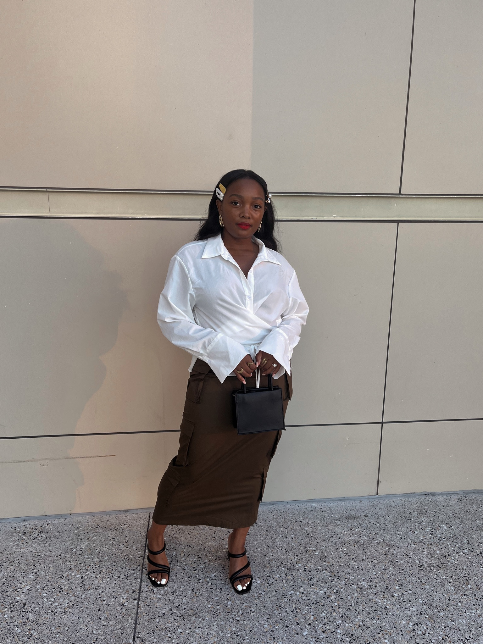 The cargo skirt you never knew you needed. 

Maxi skirts. Cargo skirts. Fall fashion. Green skirts. White blouse. 

#LTKstyletip #LTKbeauty #LTKshoecrush