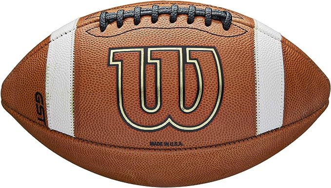 WILSON GST Leather Game Football - Official | Amazon (US)