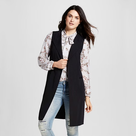 Women's Long Vest with Pockets - Mossimo™ | Target