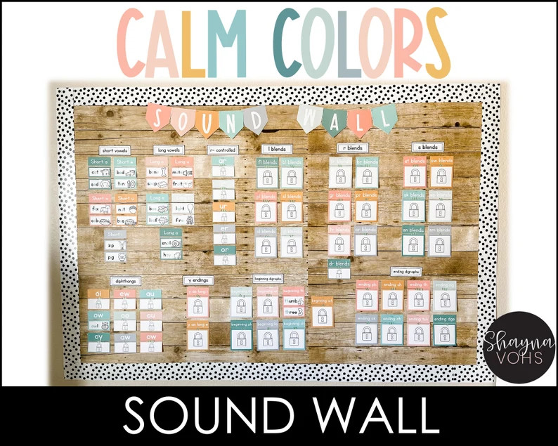 Calm Colors Sound Wall - Etsy | Etsy (US)