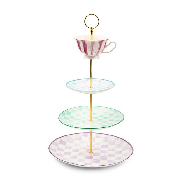 MacKenzie-Childs Wonderland Three Tier Sweet Stand | MacKenzie-Childs