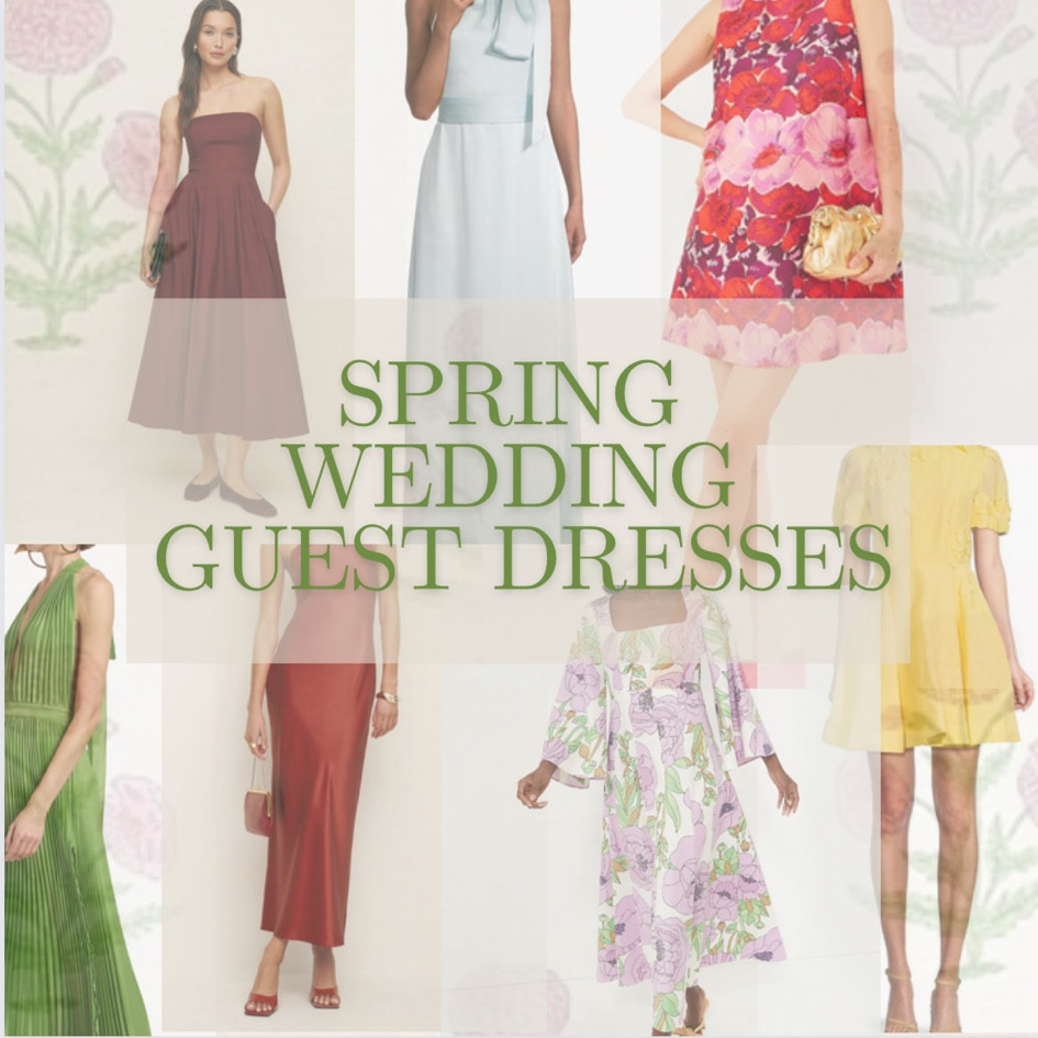 spring cocktail attire wedding dress options ! dillard’s has dresses that look just like Zimmerman rn