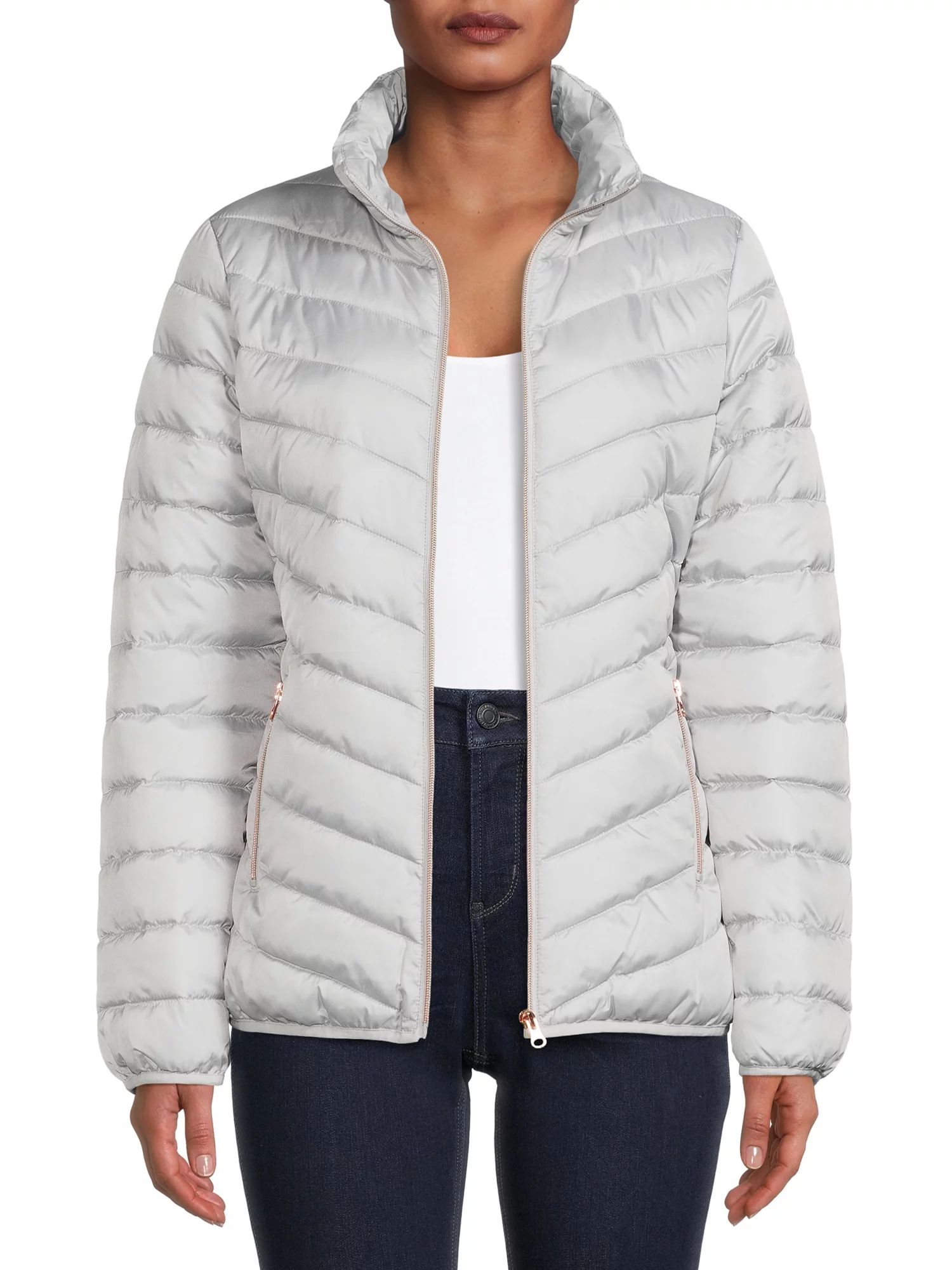 Big Chill Women's Packable Puffer Jacket, Sizes S-XL | Walmart (US)