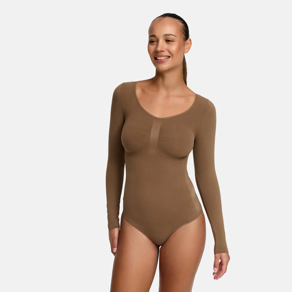 Body Sculpting Shapewear met lange mouwen en slip | cfab by creamy fabrics