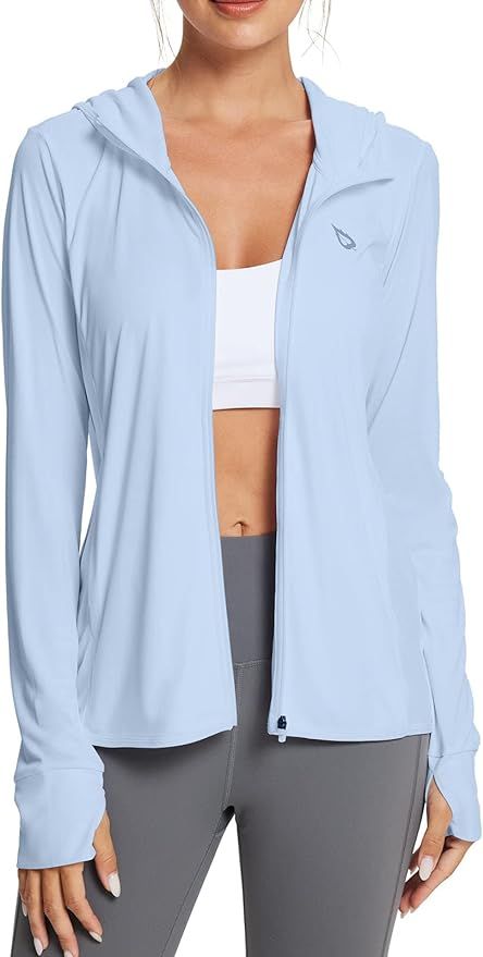 BALEAF Women's UPF 50+ Sun Protection Shirts SPF Jacket UV Cooling Hoodie Long Sleeve Summer Clot... | Amazon (US)