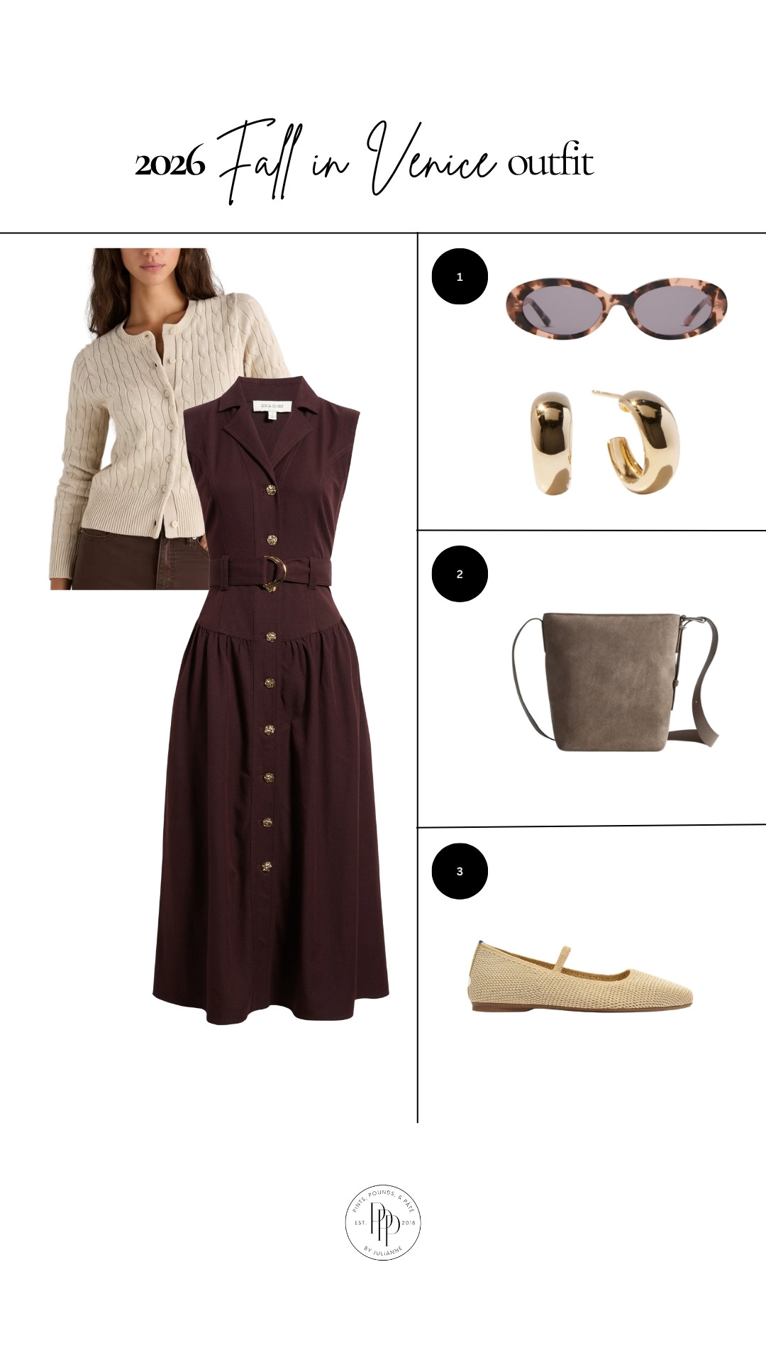 A rich burgundy dress, cozy cardigan, and easy flats for wandering the streets of Venice!! 🤎🇮🇹

europe, italy, travel 

 #LTKootd #LTKSeasonal #LTKTravel
