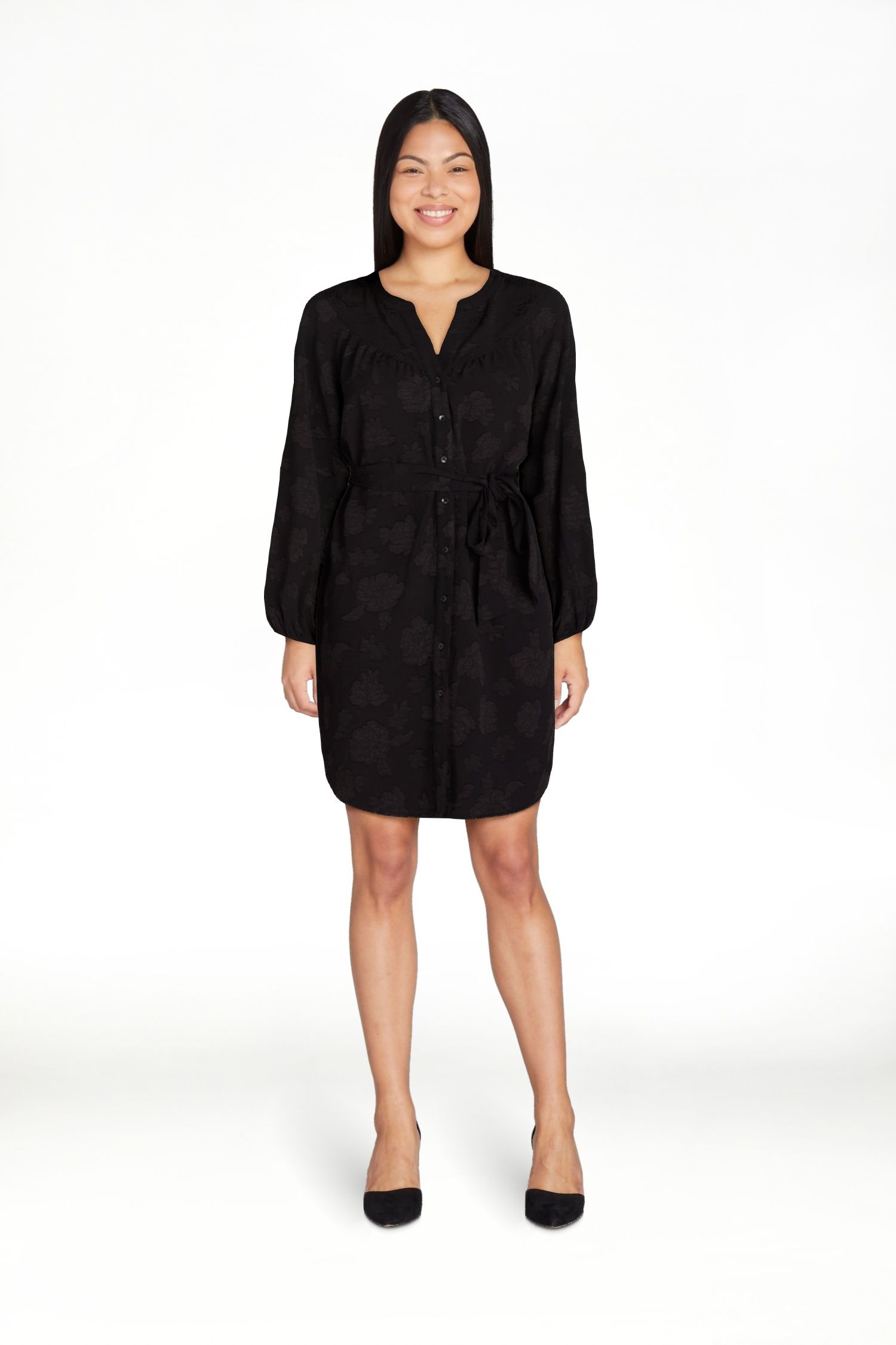 The Pioneer Woman Curve Yoke Shirt Dress, Women's | Walmart (US)