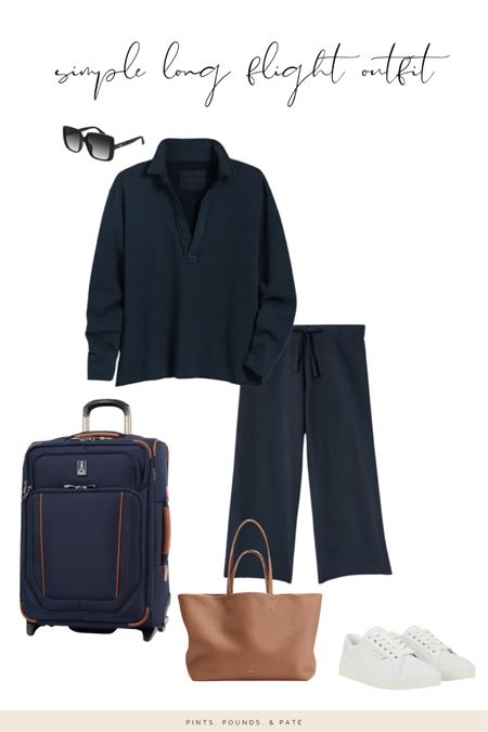 The simplest long haul flight outfit #longflight #longhaulflight #longflightoutfit