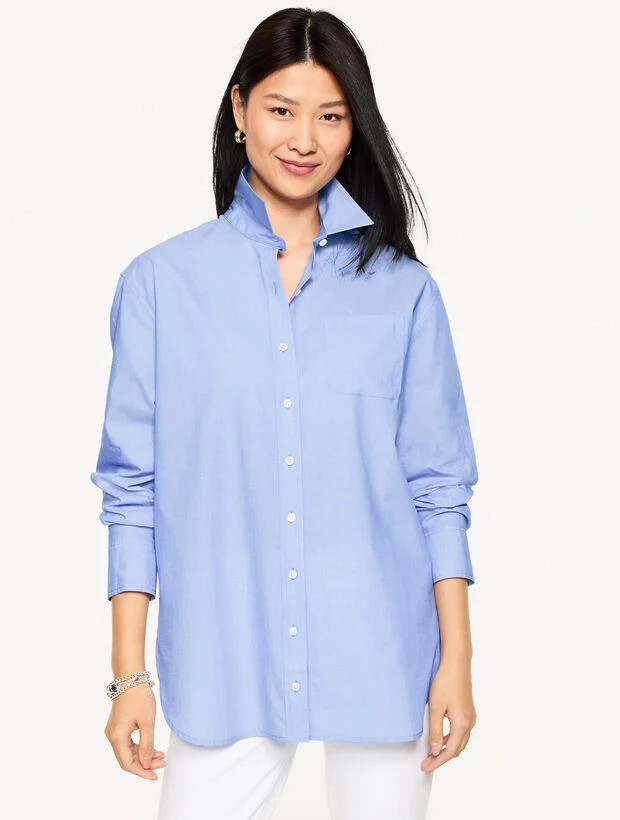 Everyday Relaxed Shirt - End-on-End | Talbots