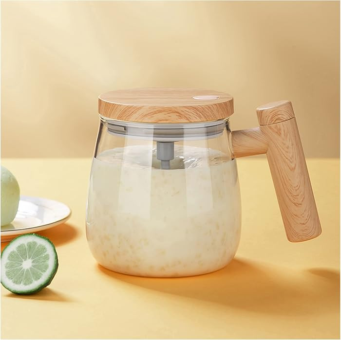 Self Stirring Mug, 400mL Electric Mixing Cup High Borosilicate Glass Self Stirring Coffee Mug Sui... | Amazon (US)