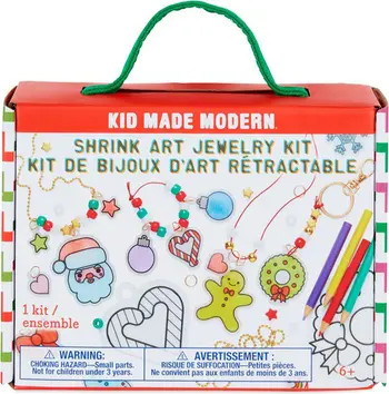 Kid Made Modern Christmas Shrink Art Jewelry Kit | Nordstrom | Nordstrom