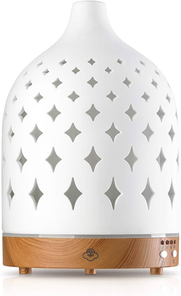 Serene House Supernova, Ultrasonic Essential Oil Cool Mist Diffuser – 7-Color Calming LED Light... | Amazon (US)