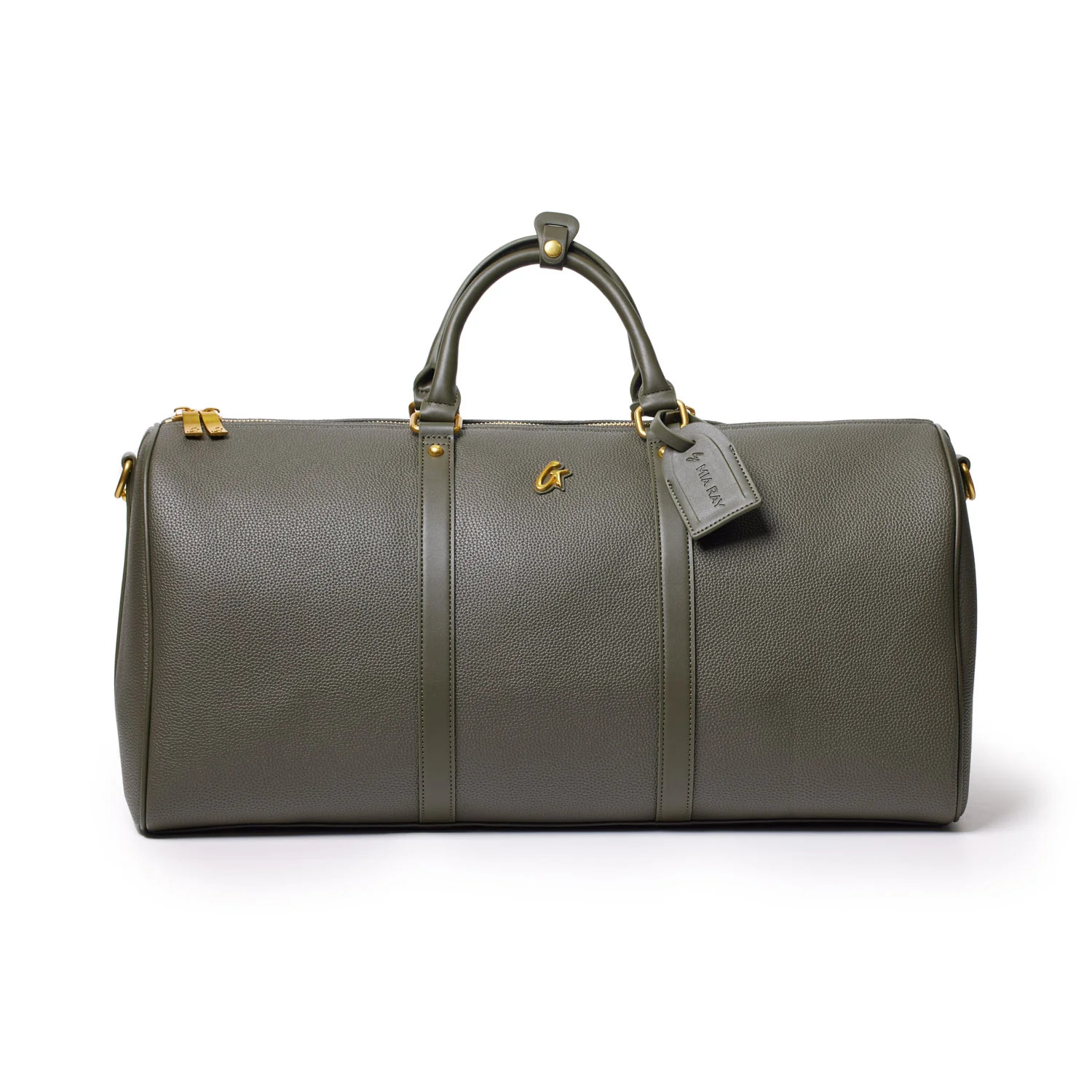 PEBBLE DUFFLE BAG - OLIVE GREEN | Glam-Aholic Lifestyle