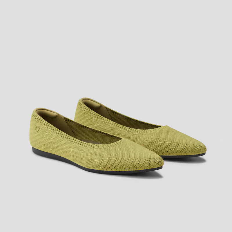 Pointed-Toe Ballet Flats (Aria 5°) | VIVAIA