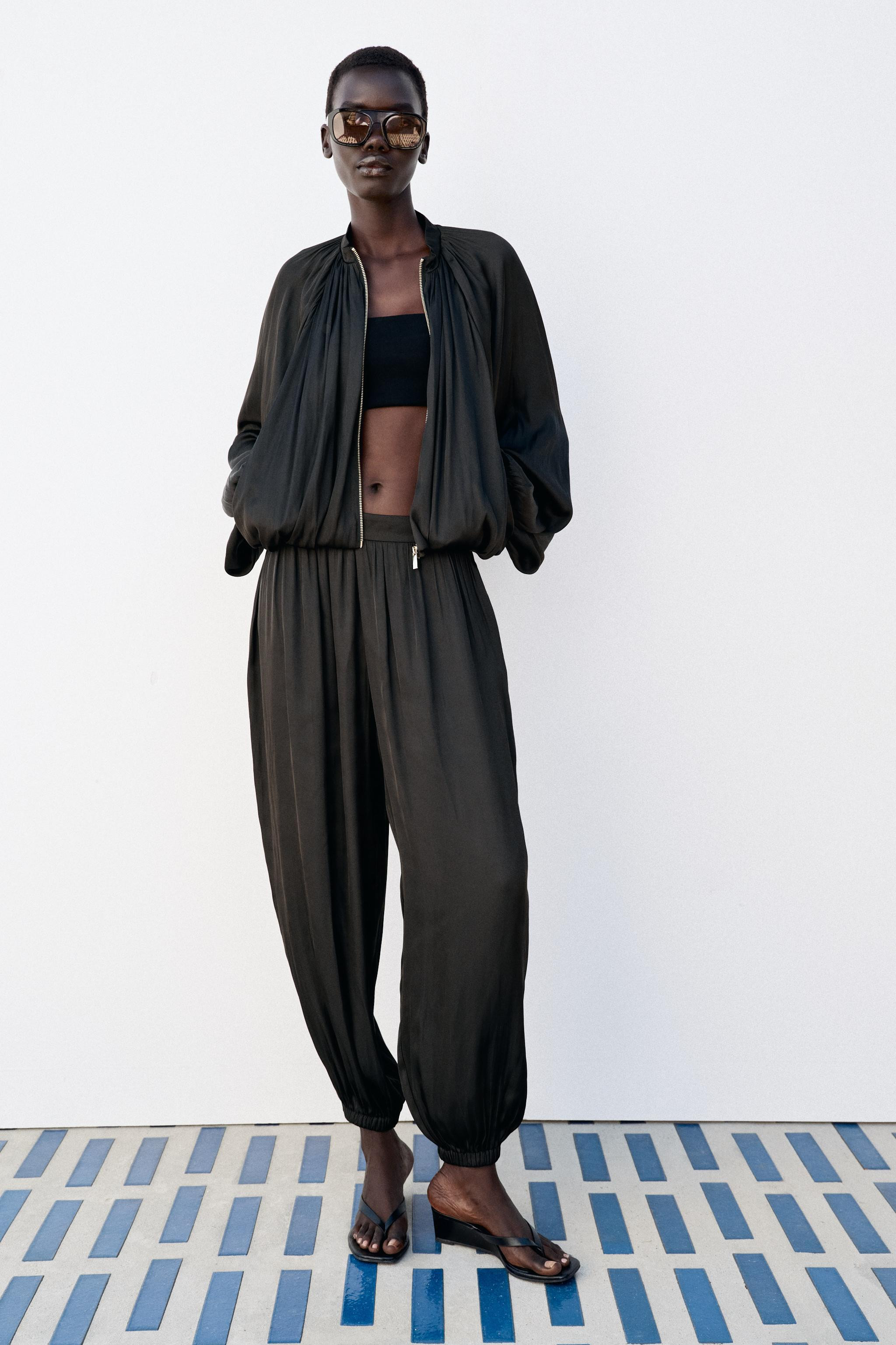 SATIN EFFECT BOMBER JACKET | Zara US