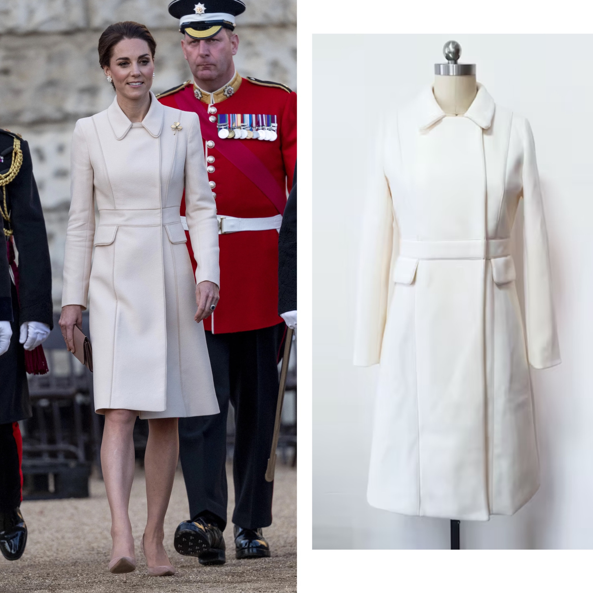 Catherine Walker cream coat 

#LTKstyletip