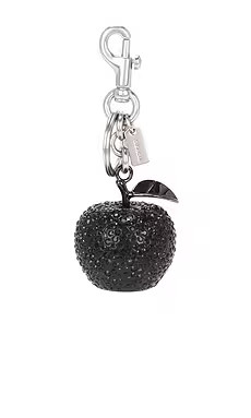 Coach Small Crystal Apple Bag Charm in Black from Revolve.com | Revolve Clothing (Global)