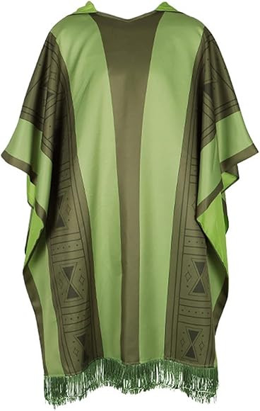 Bruno Costume Hooded Poncho Green Robe Cloak Halloween Dress Up Uniform for Adult Kids | Amazon (US)