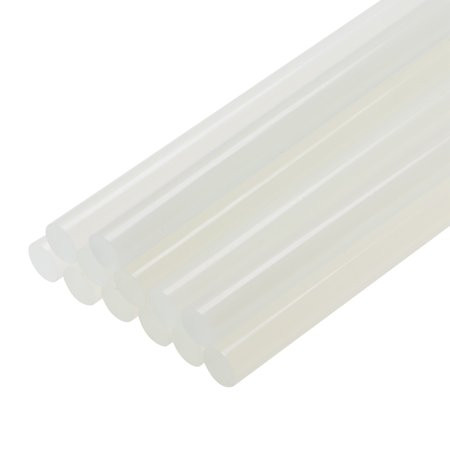 Mini Hot Glue Gun Sticks 7.5"" x 0.44"" for Glue Guns, Clear 12pcs | Walmart (US)
