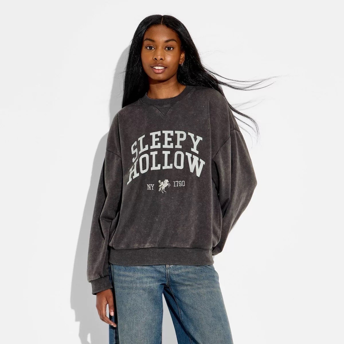 NEW ARRIVALS!! Women's Crewneck Sleepy Hollow Graphic Sweatshirt - Washed Black

@Target

#LTKSeasonal #LTKOver40 #LTKootd