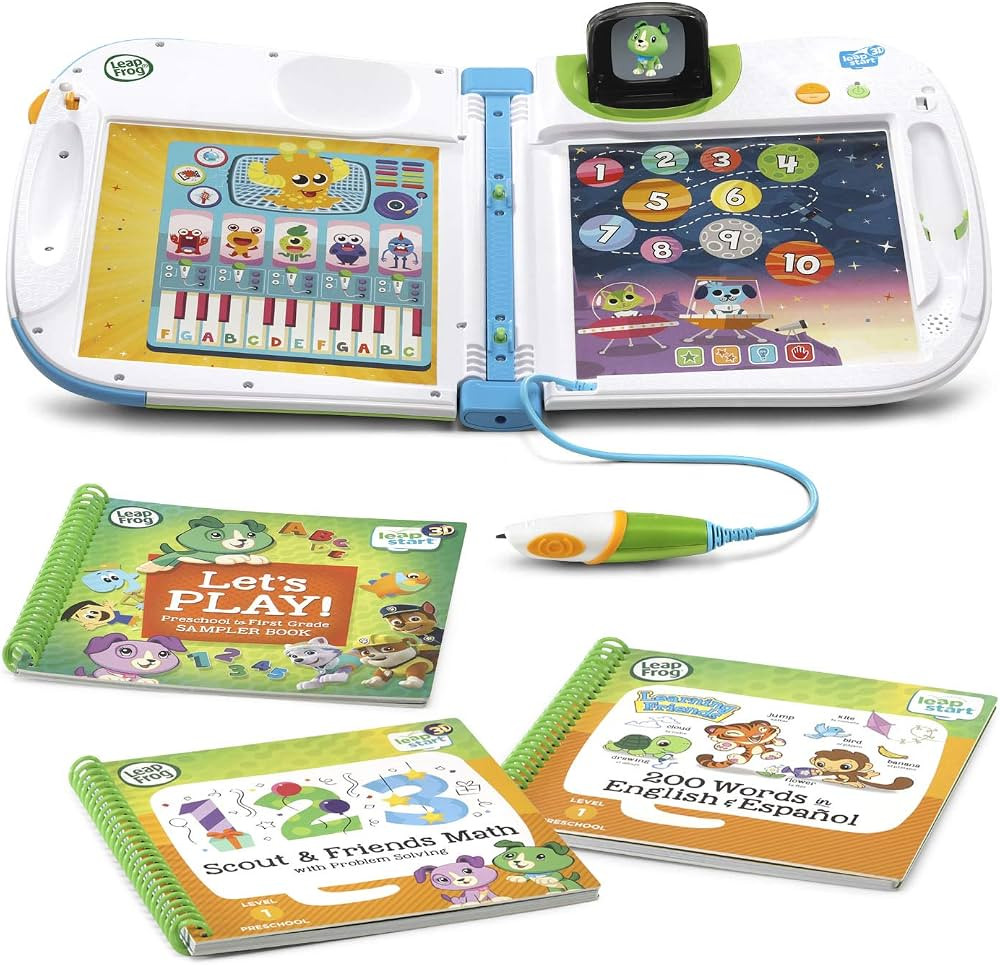 LeapFrog LeapStart 3D Interactive Learning System & 2 Book Combo Pack: Learning Friends and Scout... | Amazon (US)