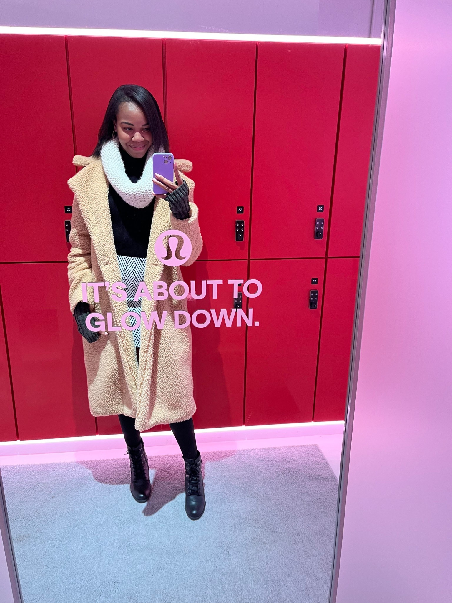 Winter nights out are always tough for me to put together an outfit. 

I always want to be warm, but still look chic and fashionable, and that can be challenging.

I’ve found that pairing a cute outfit under a warm longline sherpa/teddy coat is a good balance. ❤️❄️

#LTKHoliday #LTKootd #LTKSeasonal