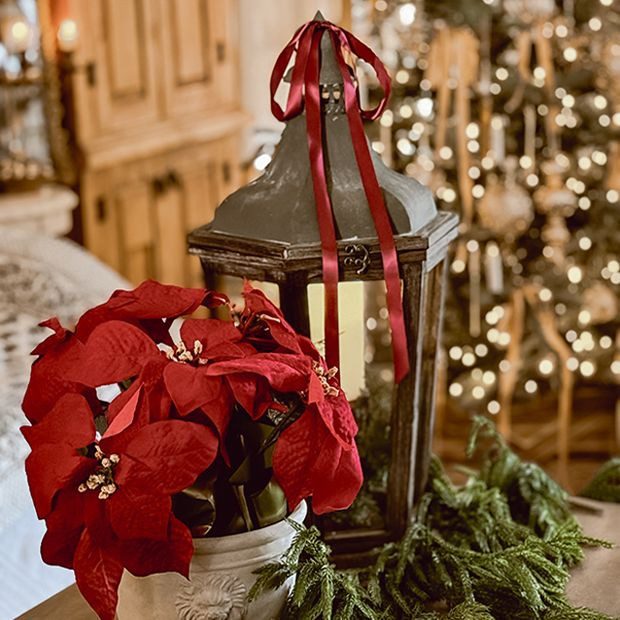 Stained Wood Lantern Set of 2 | Antique Farm House