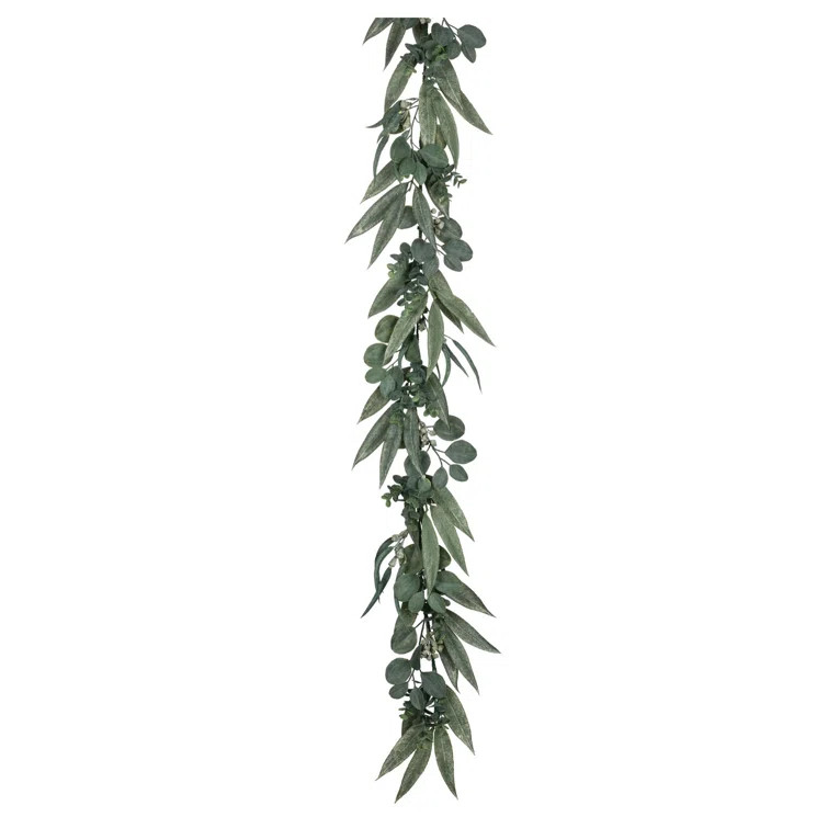 California Eucalyptus 72'' in. Faux Eucalyptus Garland | Wayfair North America