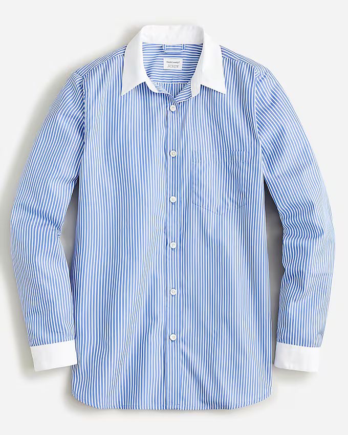 Limited-edition Marie Marot X J.Crew shirt in Thomas Mason® cotton poplin | J.Crew US