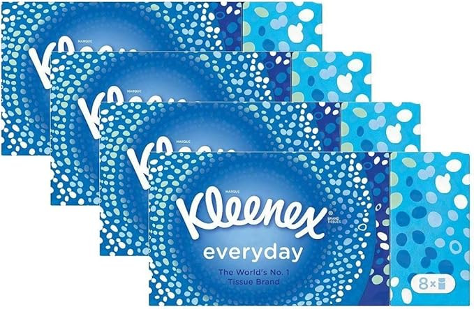 Kleenex Everyday Pocket Packs Facial Tissues (32 Packs of 9 Tissues) Total 288 Tissues | Amazon (US)