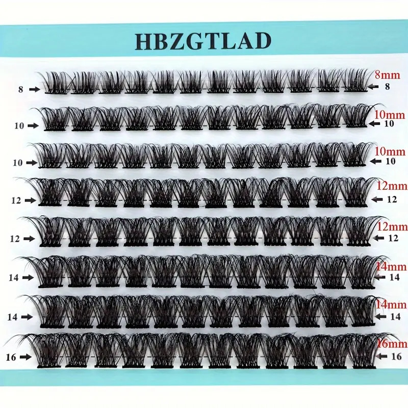 Diy Cluster Lashes C/d Curling 8mm Mix Soft Stem Segmented - Temu | Temu Affiliate Program