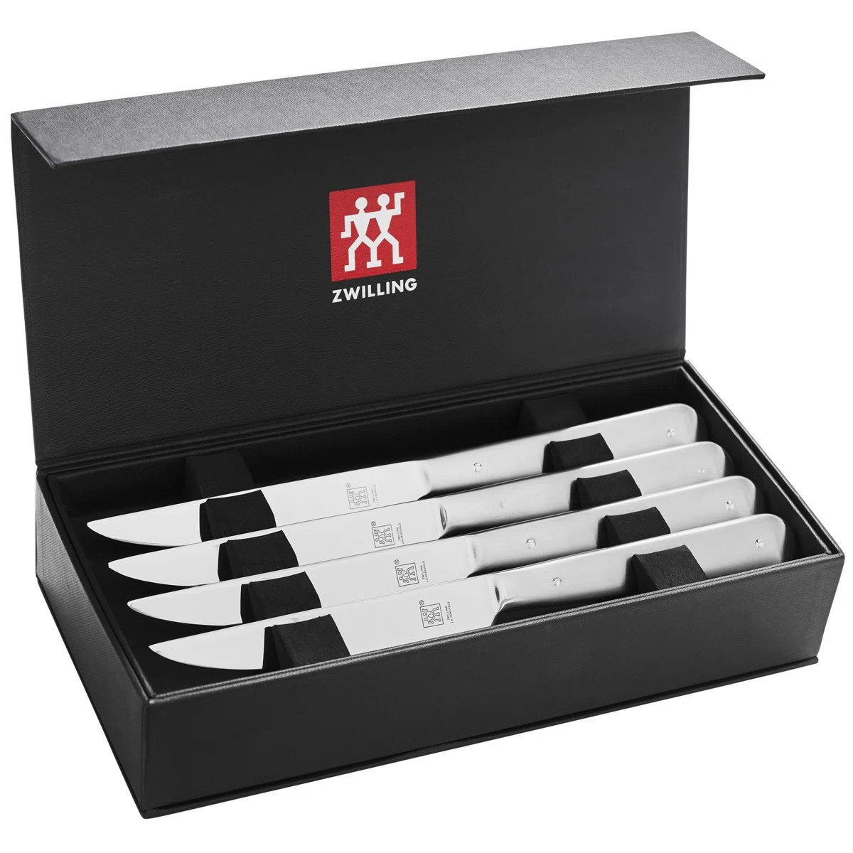 ZWILLING Porterhouse Razor-Sharp Steak Knife Set of 8 with Black Presentation Case, Gift Set | Wayfair North America